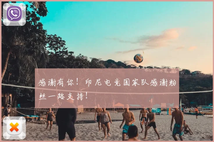 感谢有你!印尼电竞国家队感谢粉丝一路支持!